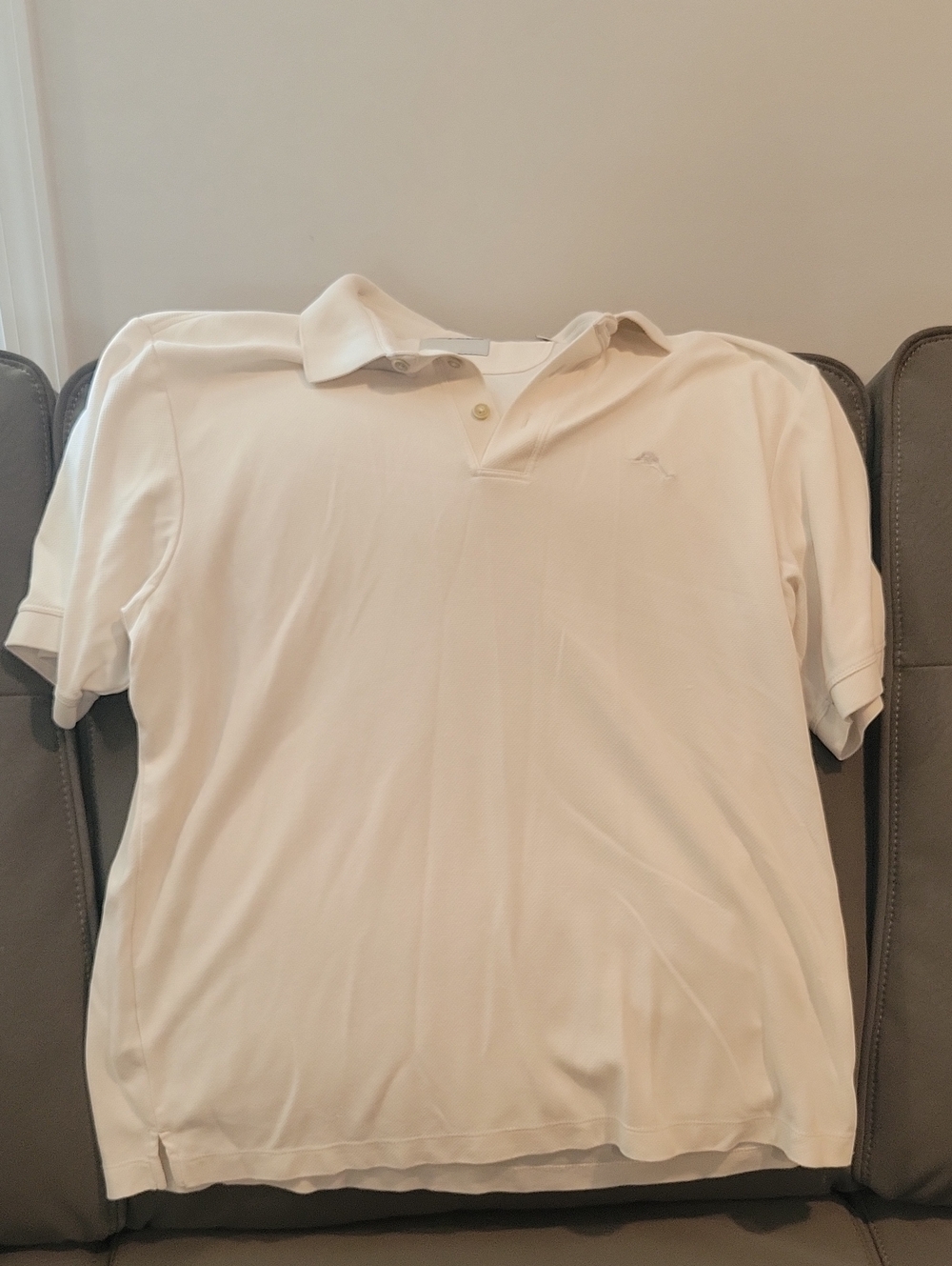 Tommy Bahama Cream Polo Shirt - Short Sleeve